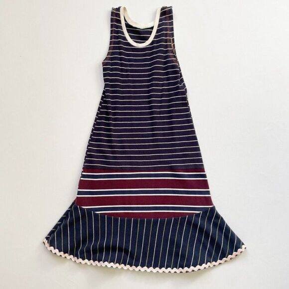 CourtneyCourtney Other - CourtneyCourtney Blue Girls Dress 7/8 Sleeveless Cotton Twirly Skirt Handmade